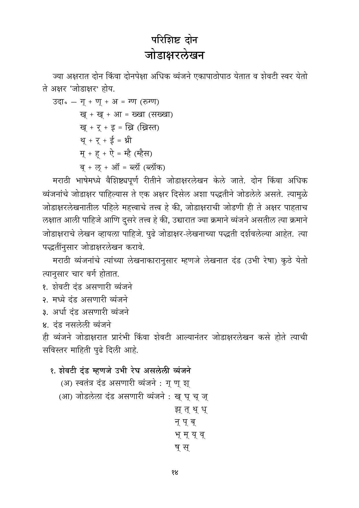 मराठी वर्णमाला मुळाक्षरे 10 नोव्हेंबर 2022 - Page 14