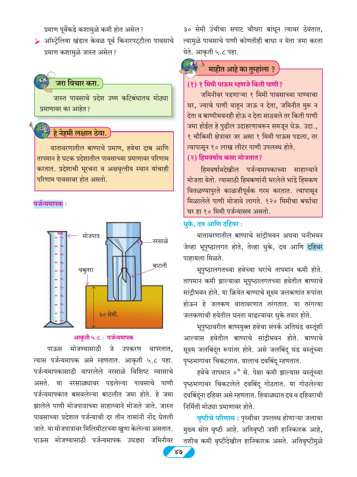 इयत्ता 9 वी भूगोल पुस्तक - Page 56