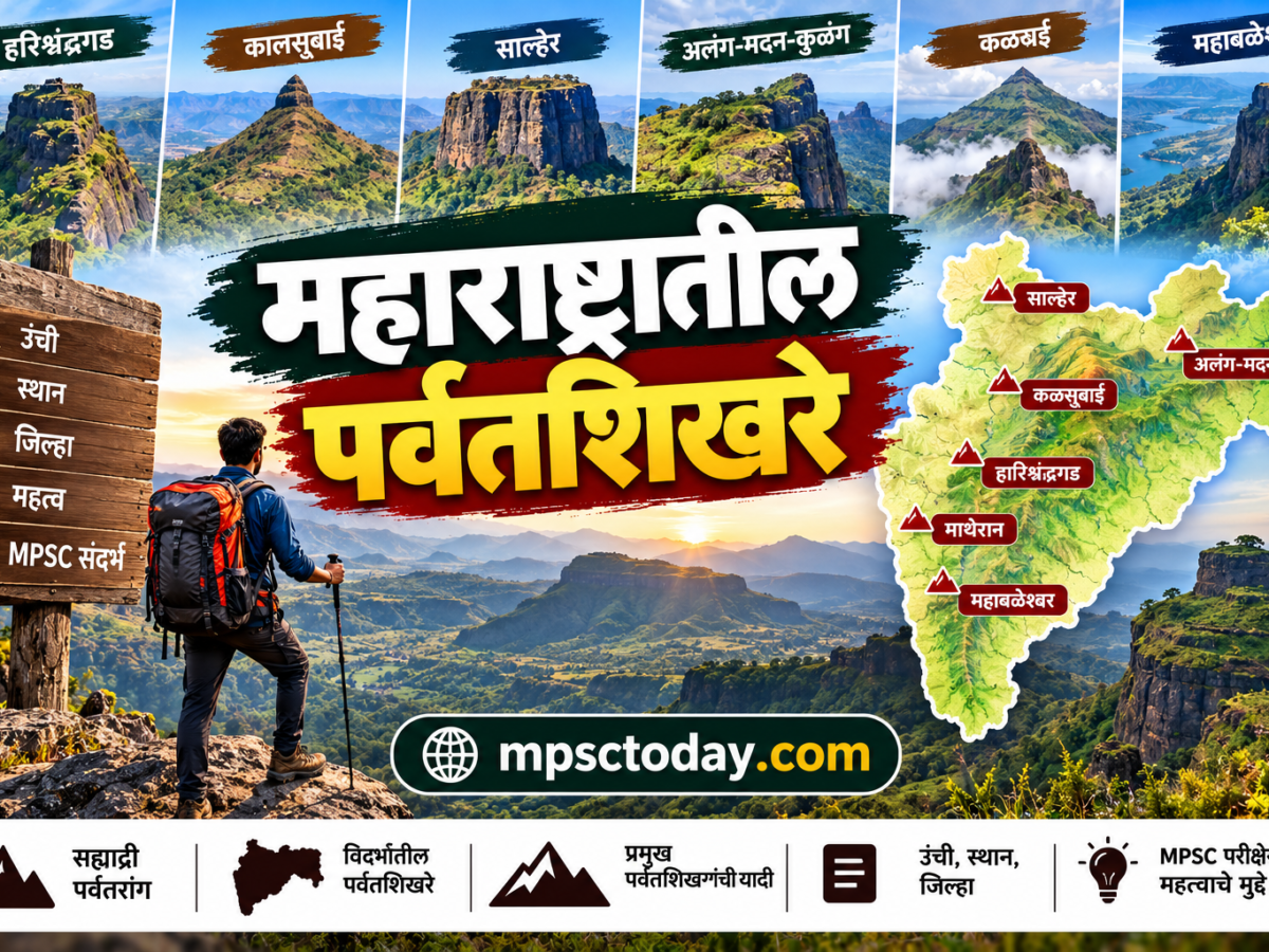 महाराष्ट्रातील पर्वतशिखरे (Mountain Peaks in Maharashtra)