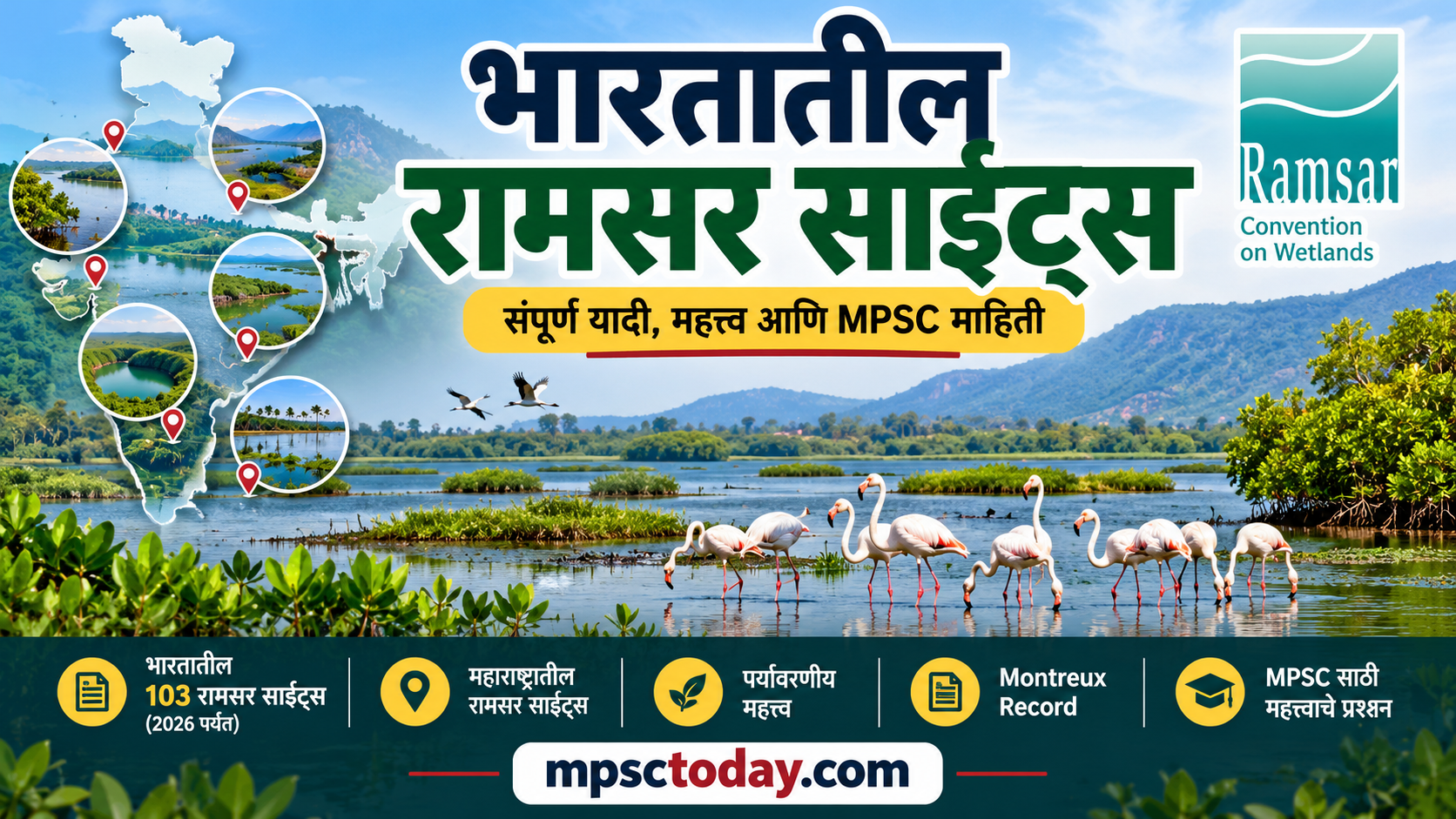भारताचे रामसर स्थळे_ निसर्ग आणि माहिती