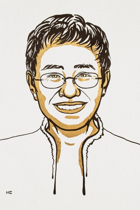 मारिया रेसा (Maria Ressa), शांततेतील नोबेल पुरस्कार २०२1