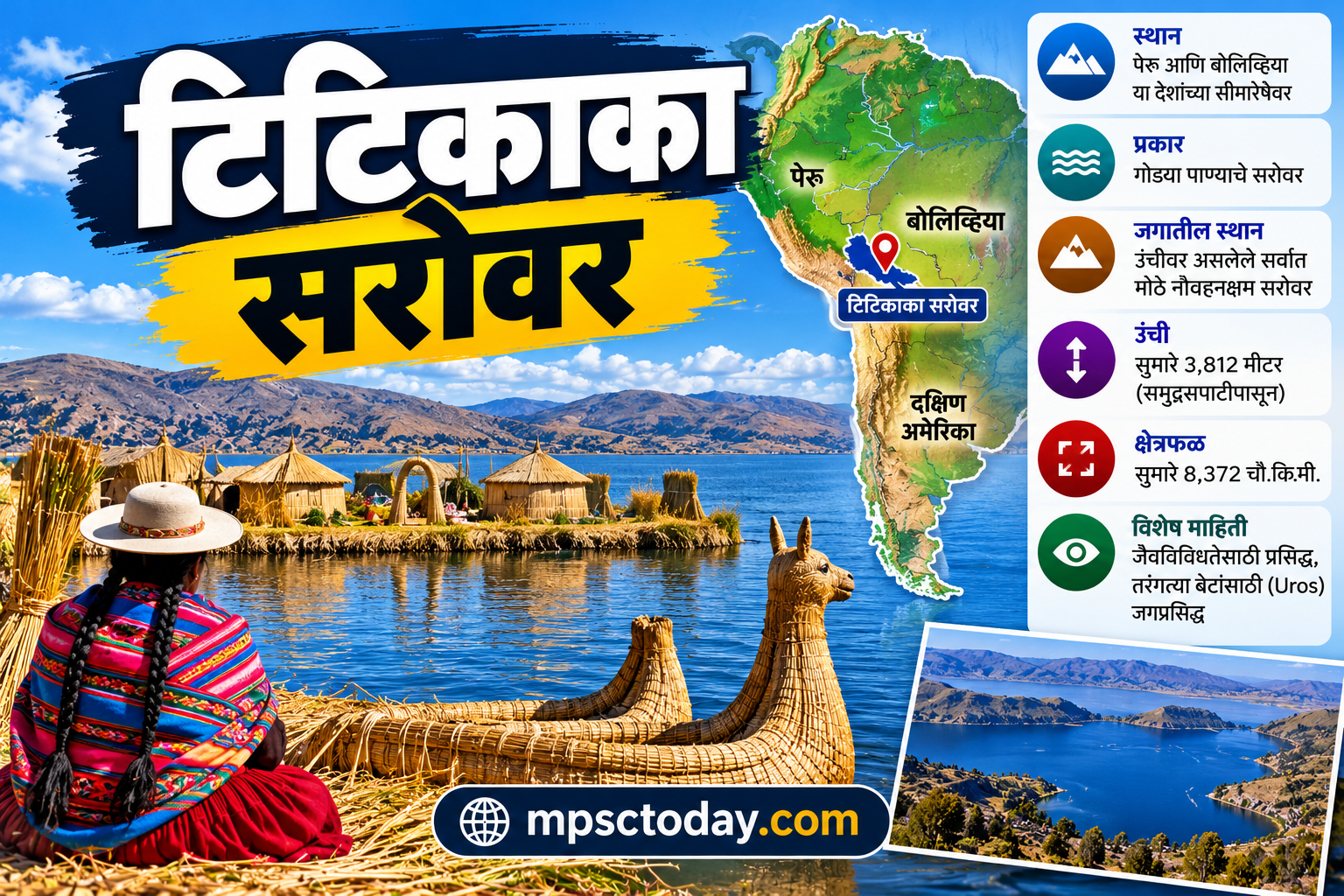 टिटिकाका सरोवर (Lake Titicaca)