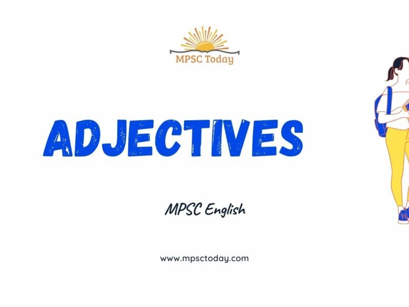 Adjectives - MPSC ENGLISH