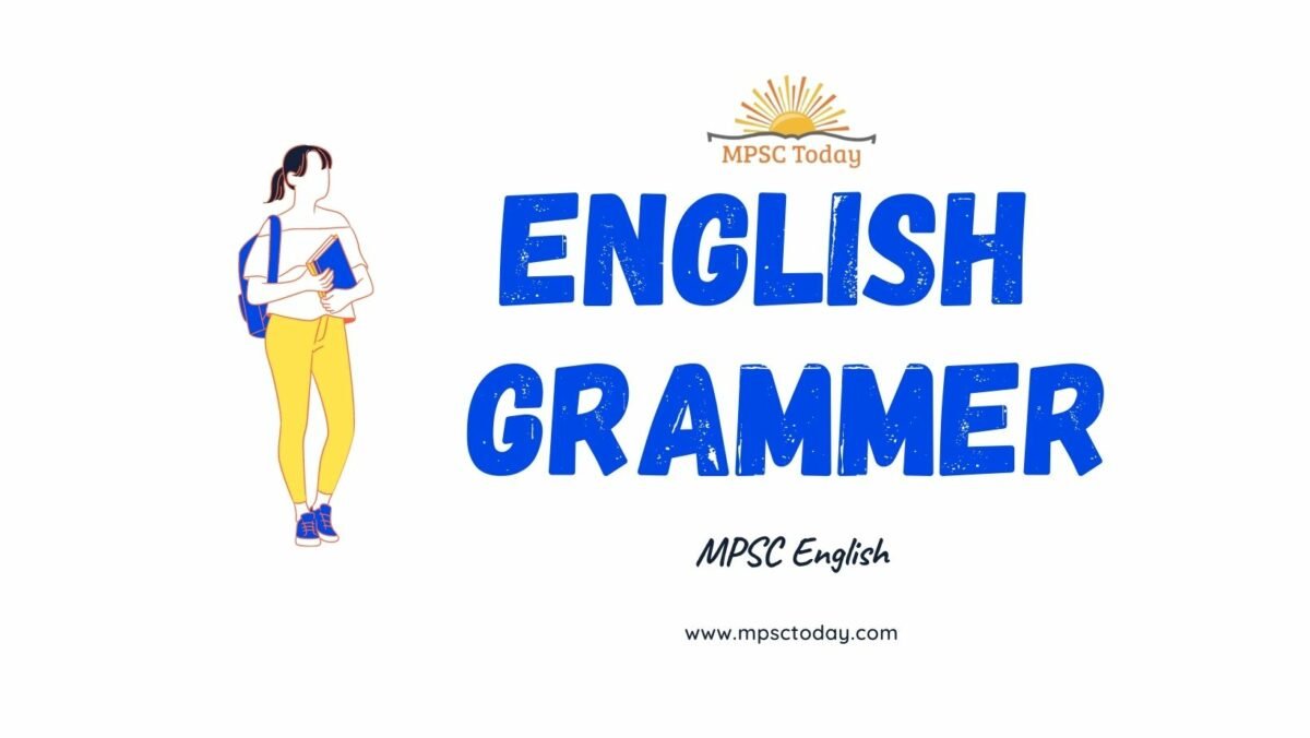 English for MPSC Exams