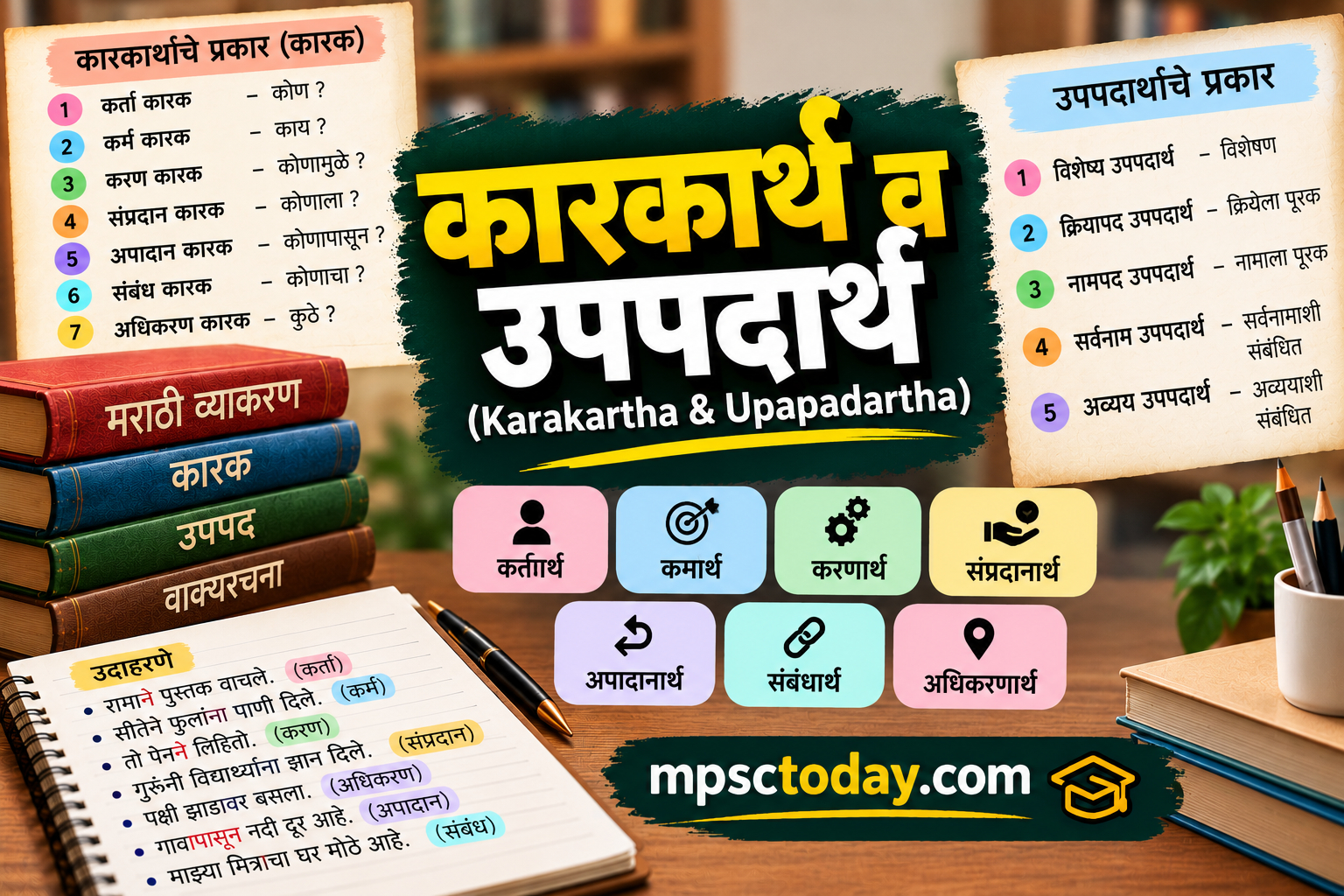 कारकार्थ व उपपदार्थ (Karakartha & Upapadartha) – MPSC विशेष संपूर्ण अभ्यासक्रम