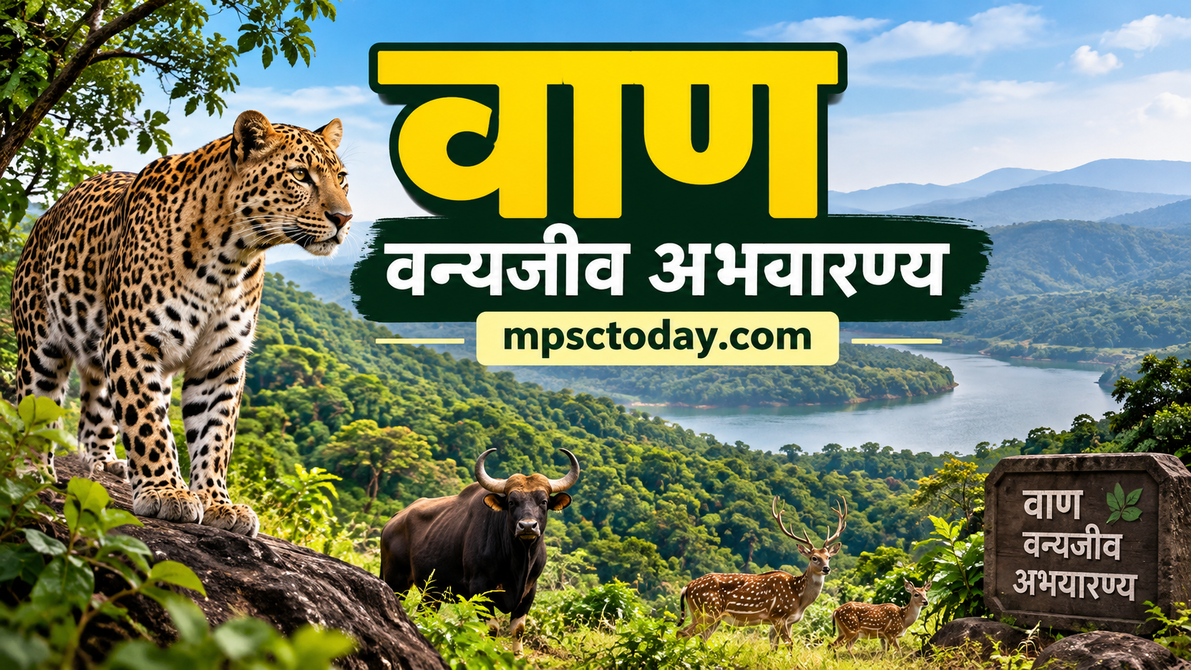 वाण वन्यजीव अभयारण्य - भौगोलिक स्थान, जैवविविधता व MPSC नोट्स