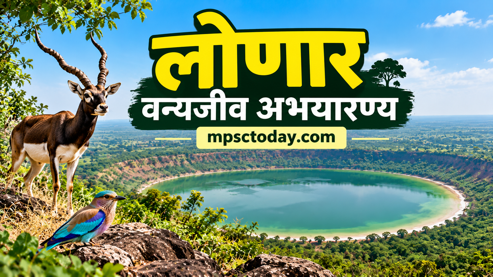 लोणार वन्यजीव अभयारण्य — भौगोलिक स्थान, जैवविविधता व MPSC नोट्स