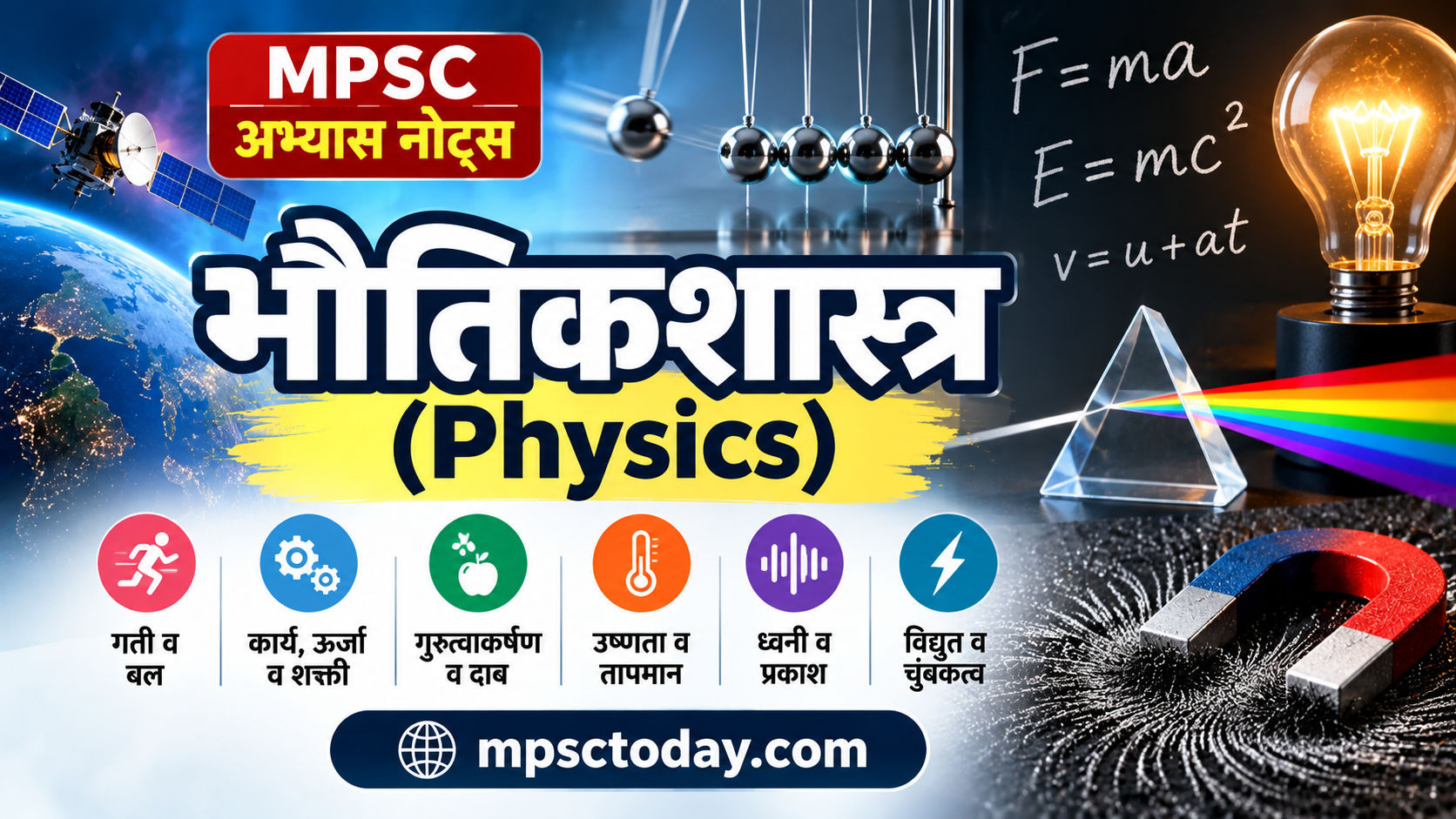 भौतिकशास्त्र (Physics) – MPSC अभ्यास नोट्स