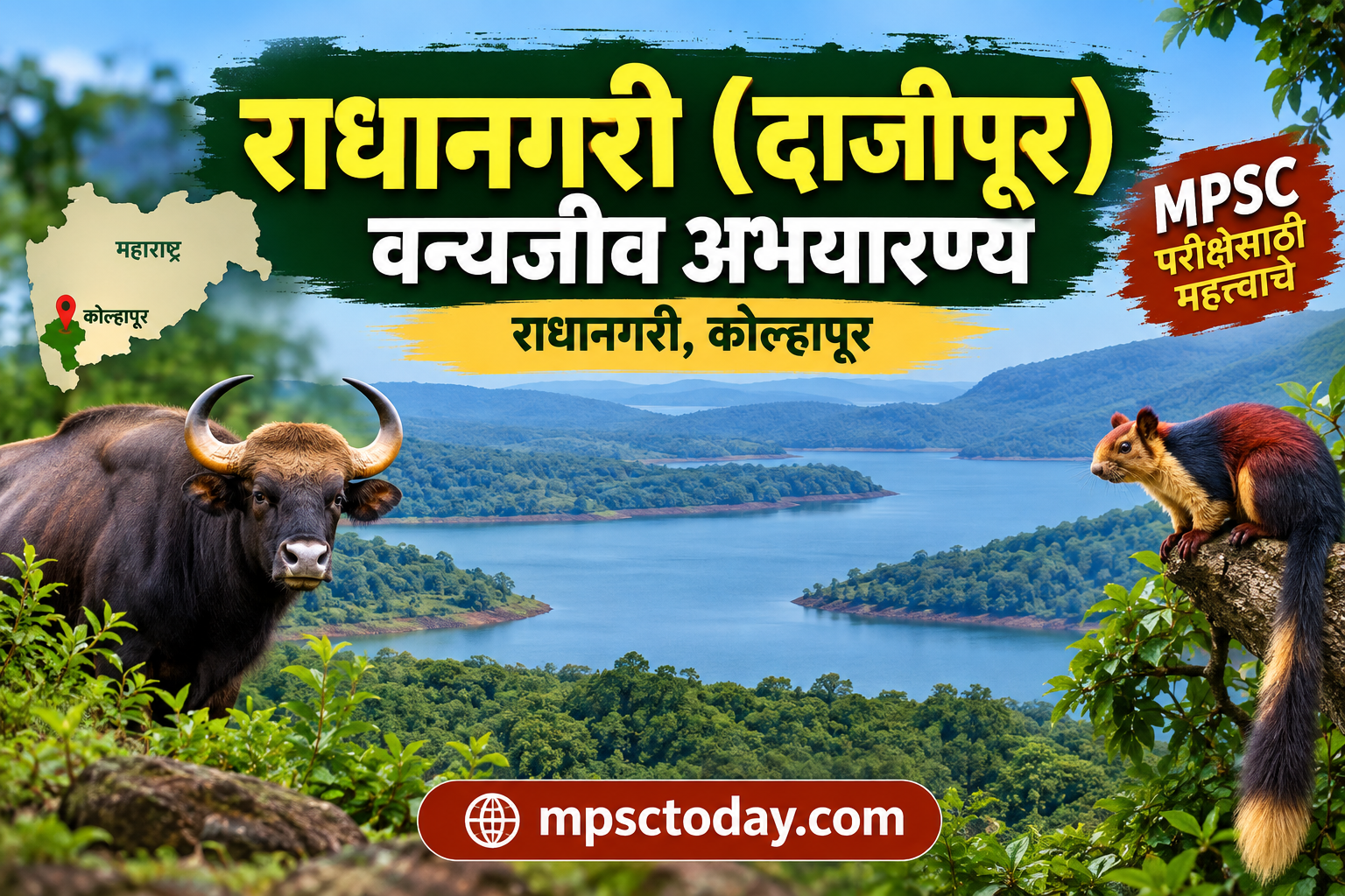 राधानगरी (दाजीपूर) वन्यजीव अभयारण्य, कोल्हापूर - संपूर्ण माहिती